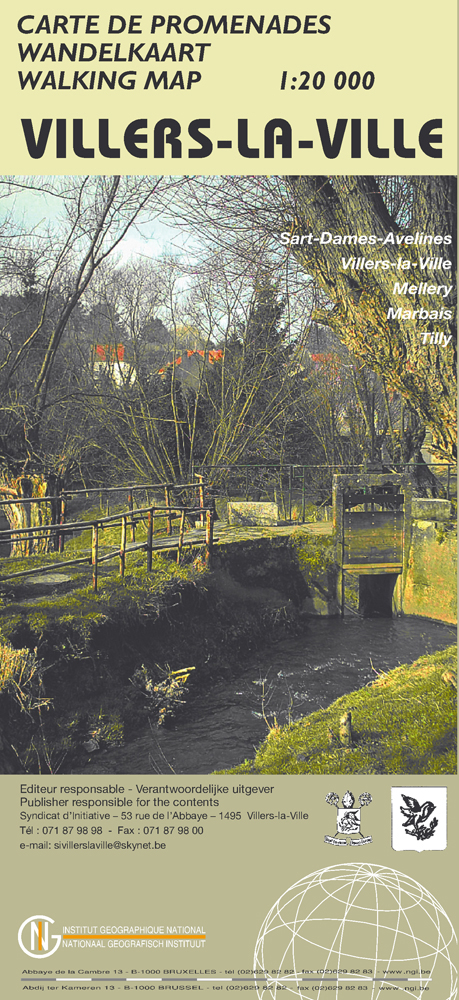 Wandelkaart 94 Villers-la-Ville | NGI - Nationaal Geografisch Instituu