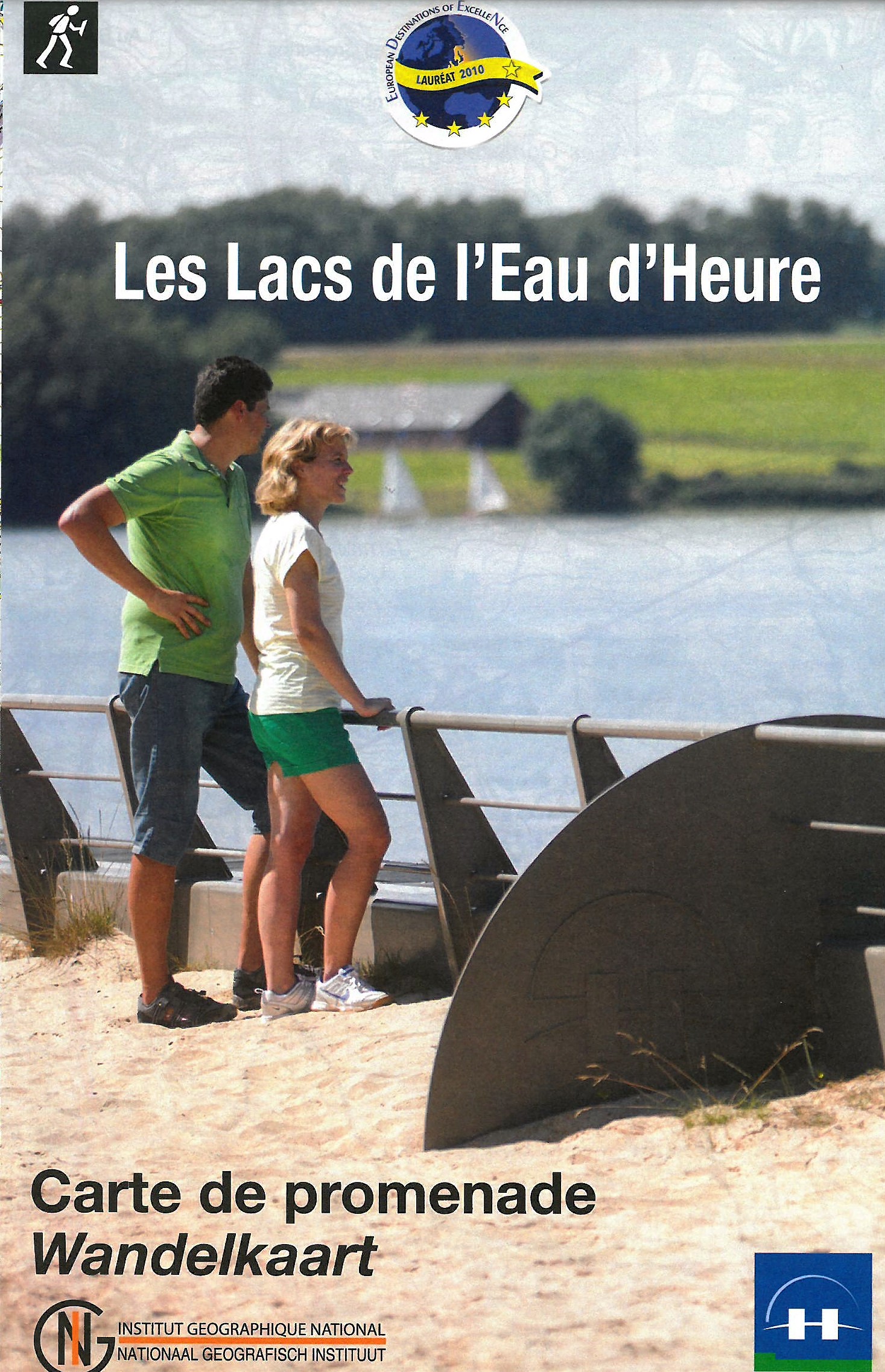 Online bestellen: Wandelkaart 33 Lacs de l'Eau d'Heure | NGI - Nationaal Geografisch Instituut