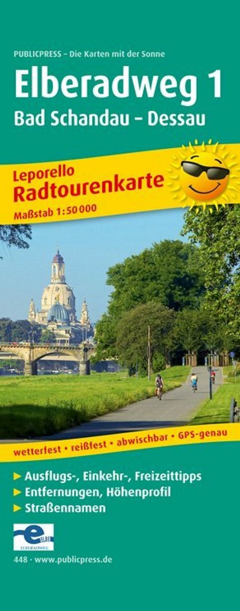 Fietskaart 448 Elberadweg 1 | Publi…