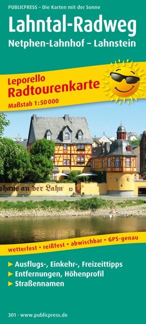 Online bestellen: Fietskaart 301 Lahntal-Radweg | Publicpress