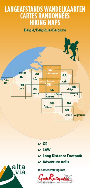 Online bestellen: Wandelkaart 3 GR Antwerpen, Brussel, Vlaams- en Waals-Brabant | Alta Via