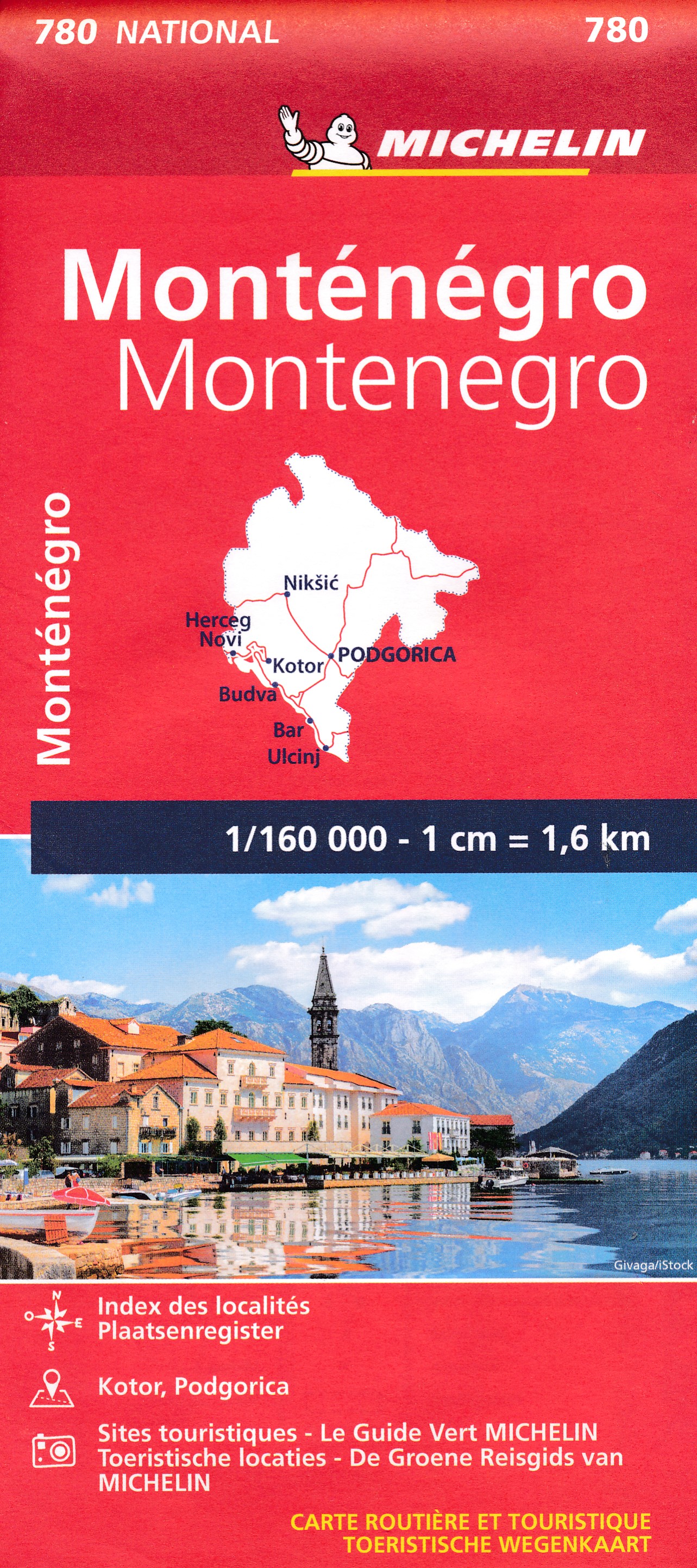 Online bestellen: Wegenkaart - landkaart 780 Montenegro | Michelin
