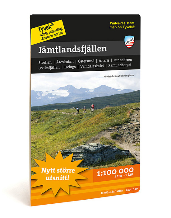 Online bestellen: Wandelkaart - Topografische kaart Fjällkartor 1:100.000 Jämtlandsfjällen | Calazo