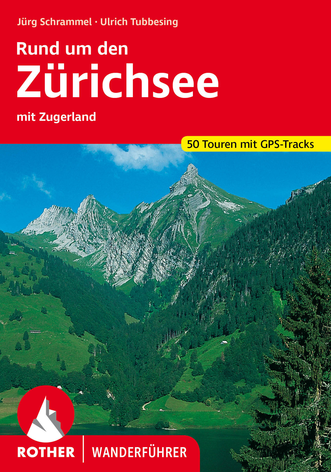 Online bestellen: Wandelgids Rund um den Zürichsee - Meer van Zürich | Rother Bergverlag
