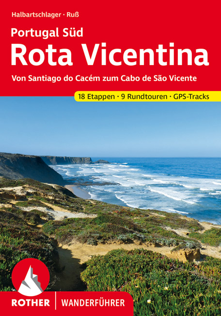 Online bestellen: Wandelgids Rota Vicentina | Rother Bergverlag