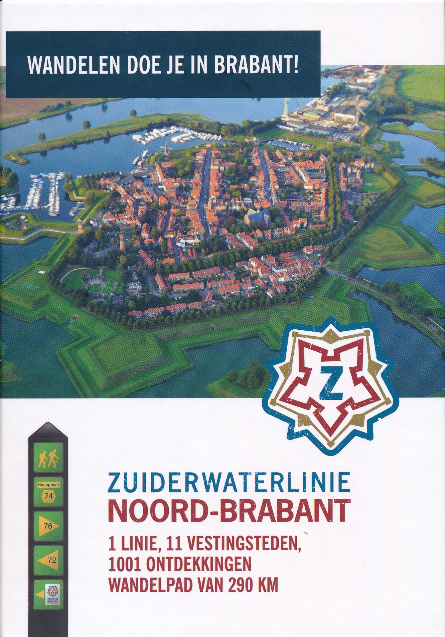 Online bestellen: Wandelgids Zuiderwaterlinie Noord-Brabant | Visit Brabant
