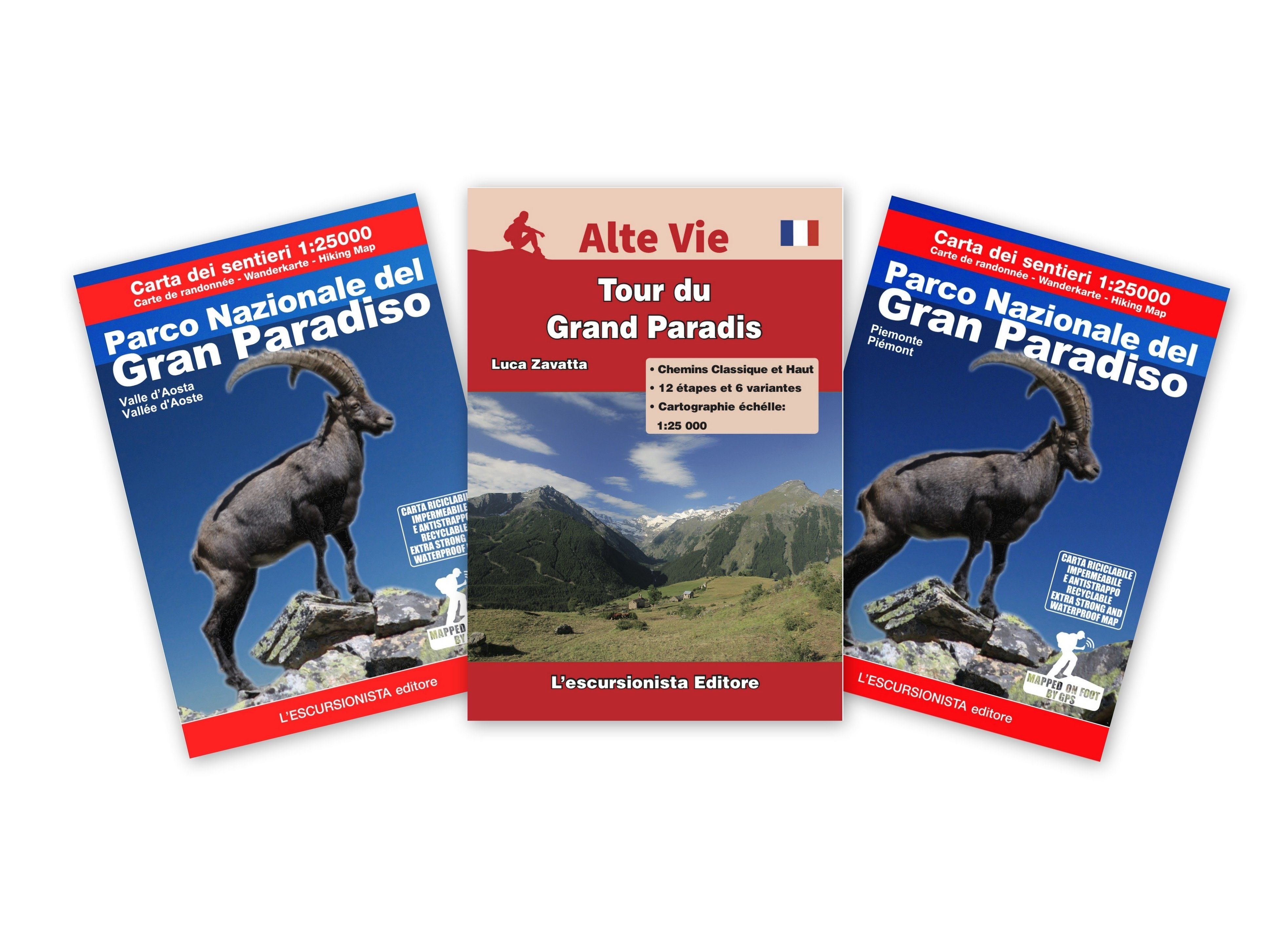 Online bestellen: Wandelkaart Parco Nazionale del Gran Paradiso | L'Escursionista editore