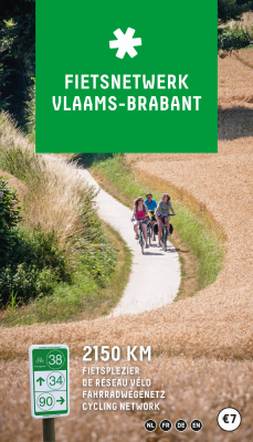 Online bestellen: Fietsknooppuntenkaart Fietsnetwerk Vlaams Brabant | Toerisme Vlaams-Brabant