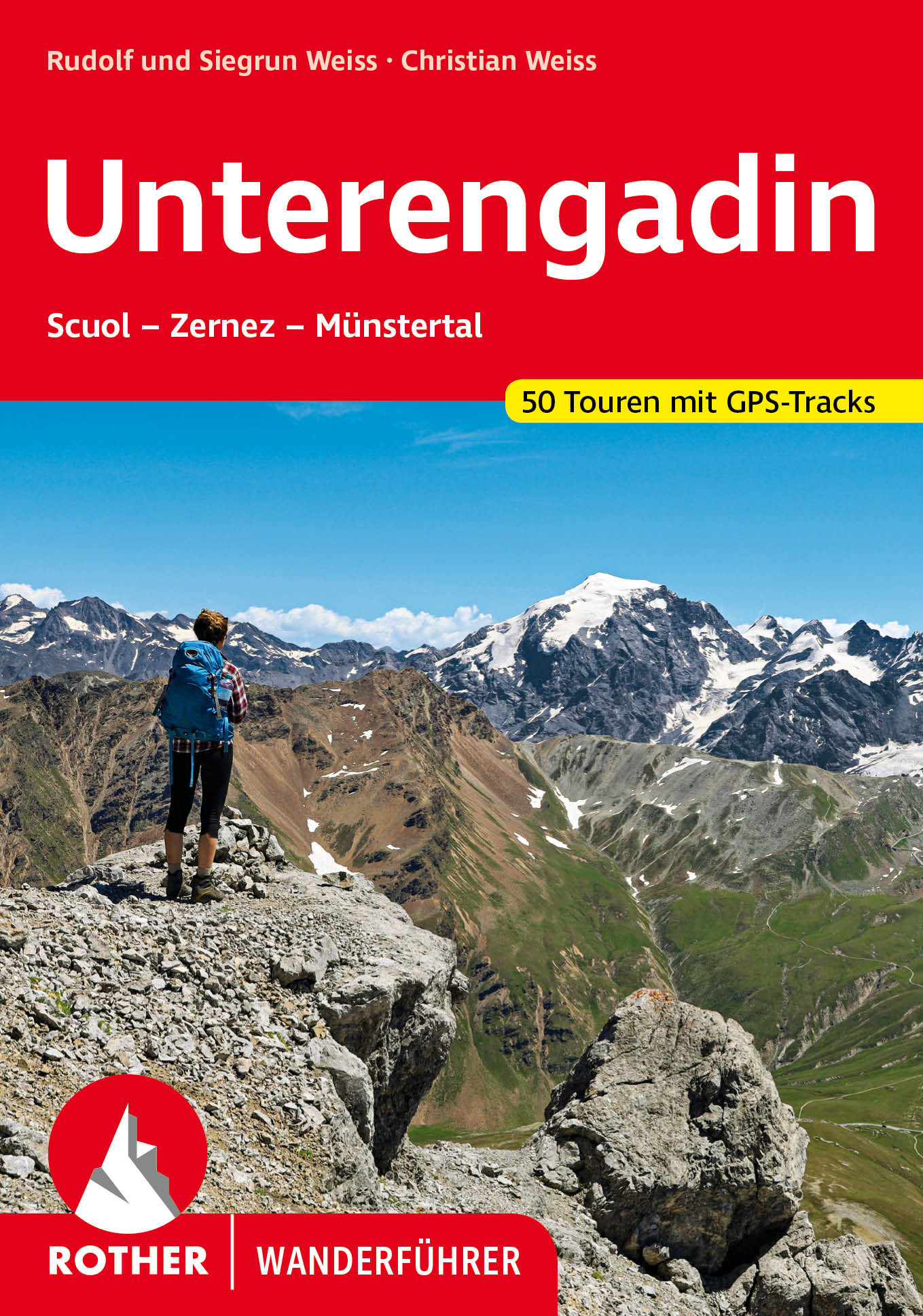 Online bestellen: Wandelgids Unterengadin | Rother Bergverlag