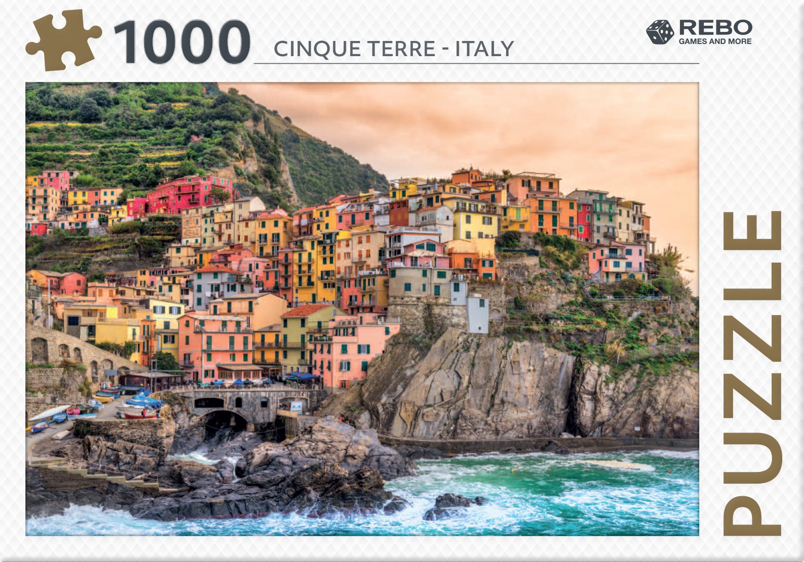 Online bestellen: Legpuzzel Cinque Terre Italië | Rebo Productions