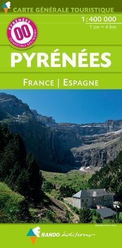 Online bestellen: Wegenkaart - landkaart 00 Pyreneeën | Rando Editions