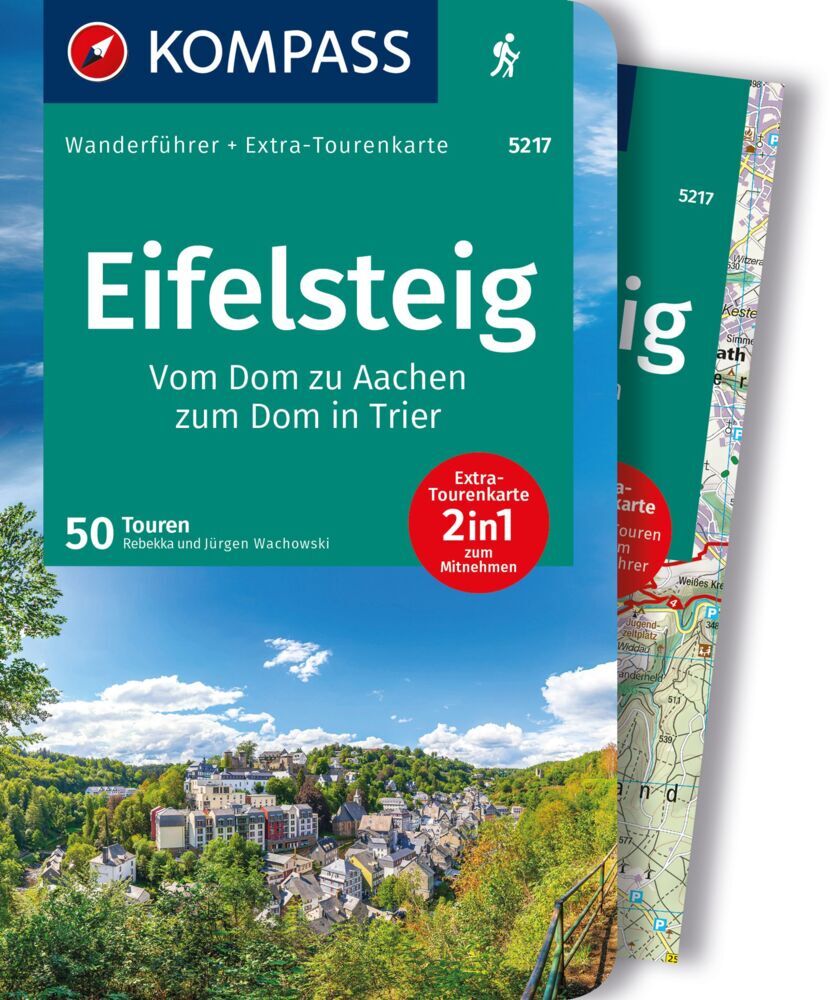 Online bestellen: Wandelgids 5217 Wanderführer Wanderführer Eifelsteig | Kompass
