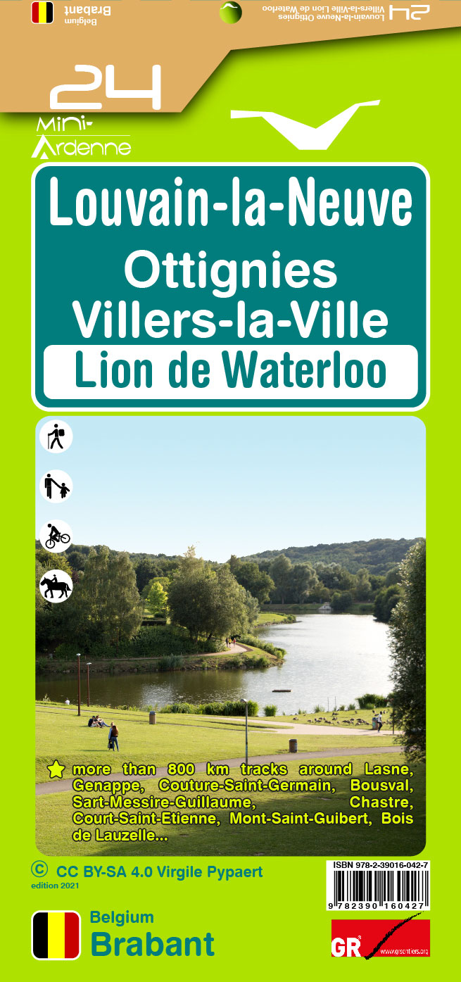 Wandelkaart 24 Louvain-la-Neuve - L…
