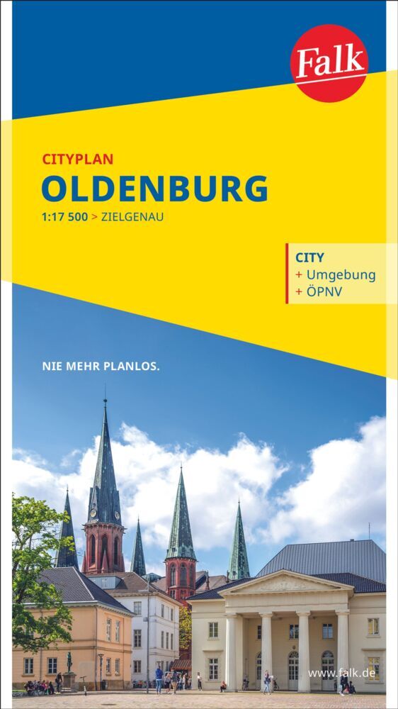 Online bestellen: Stadsplattegrond Oldenburg | Falk Ostfildern