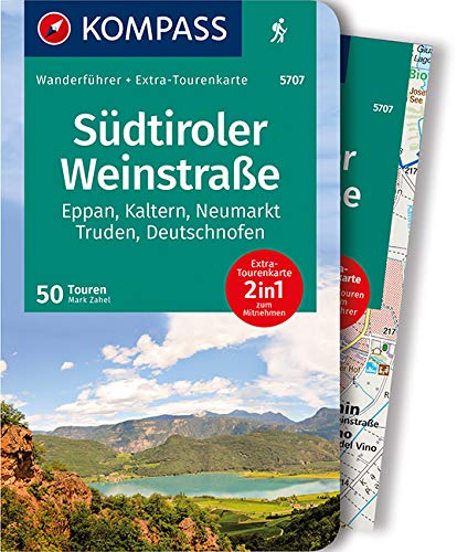 Online bestellen: Wandelgids 5707 Wanderführer Südtiroler Weinstraße | Kompass