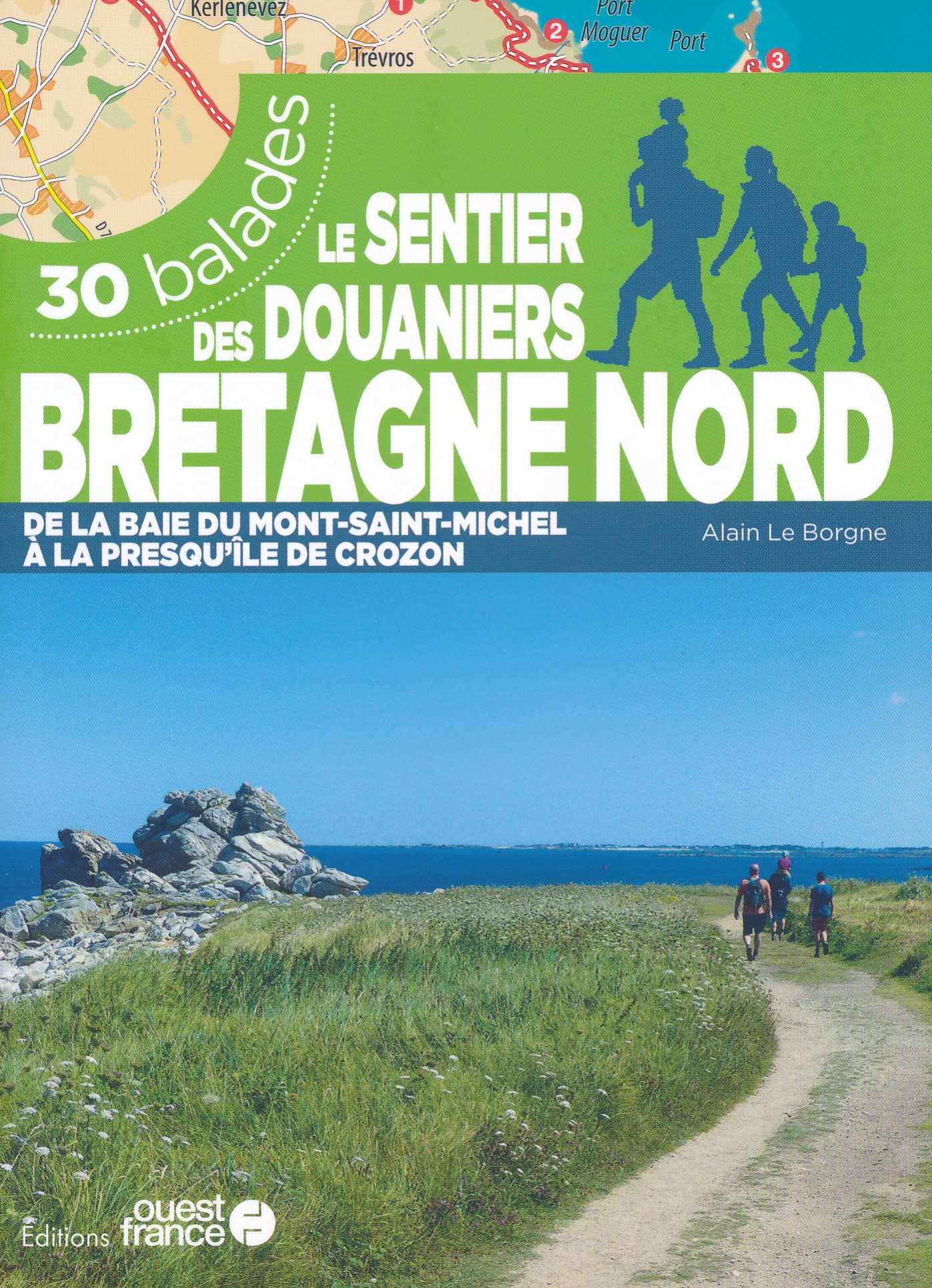 Online bestellen: Wandelgids Le sentier des douaniers Bretagne nord | Editions Ouest-France