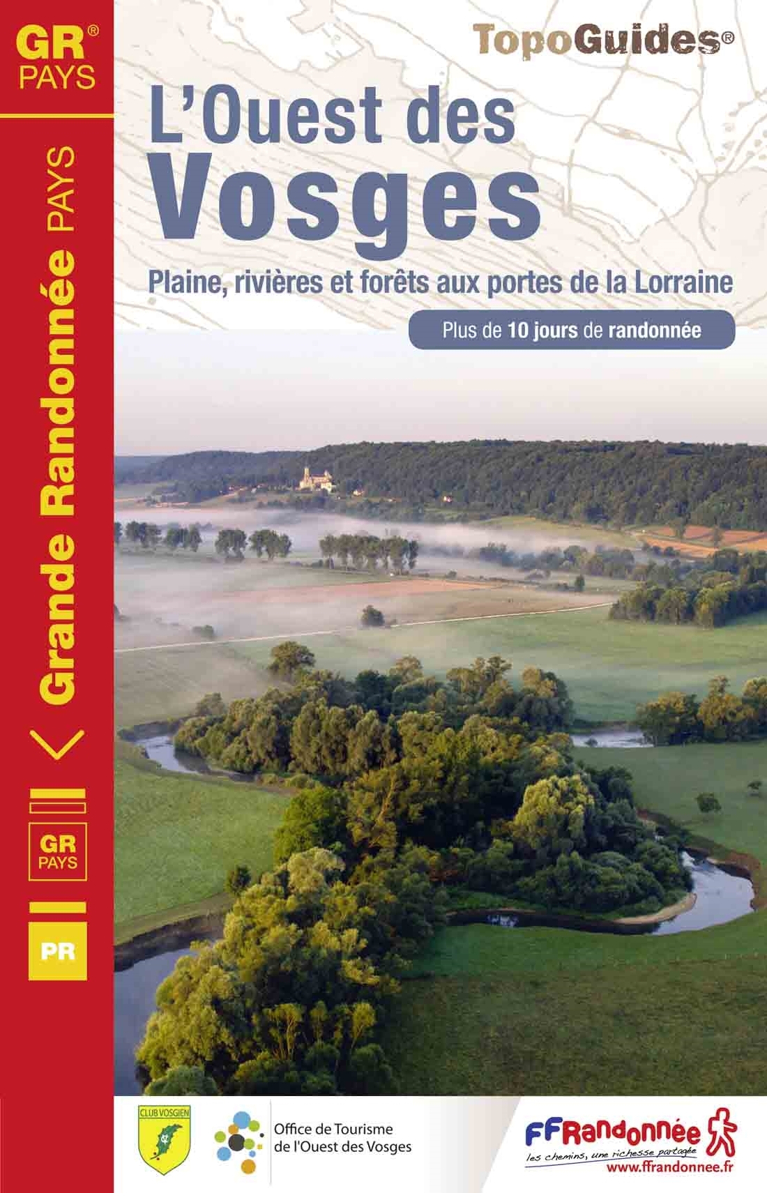 Online bestellen: Wandelgids 881 L'Ouest des Vosges | FFRP