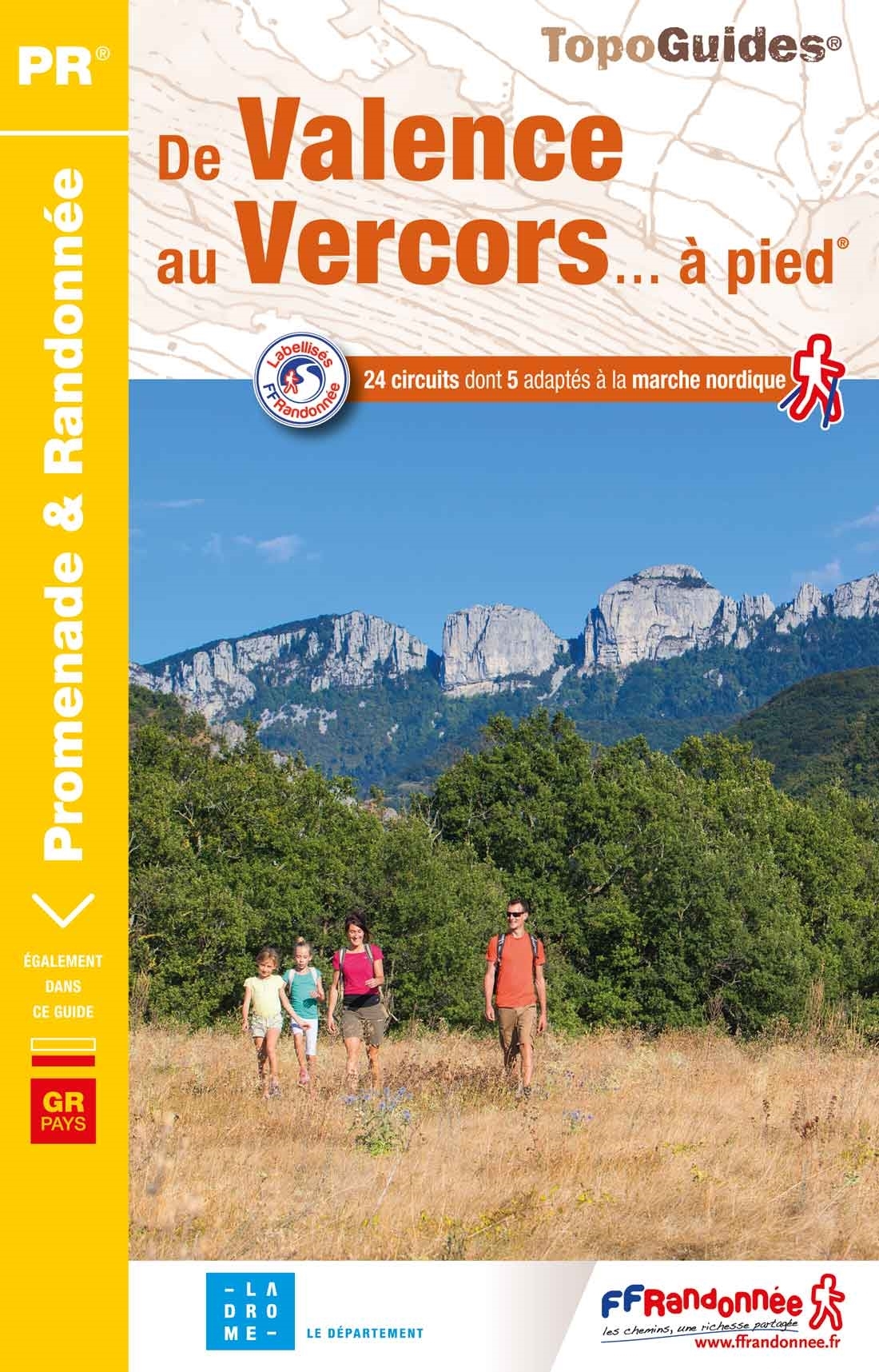 Online bestellen: Wandelgids P264 De Valence au Vercors... à pied | FFRP