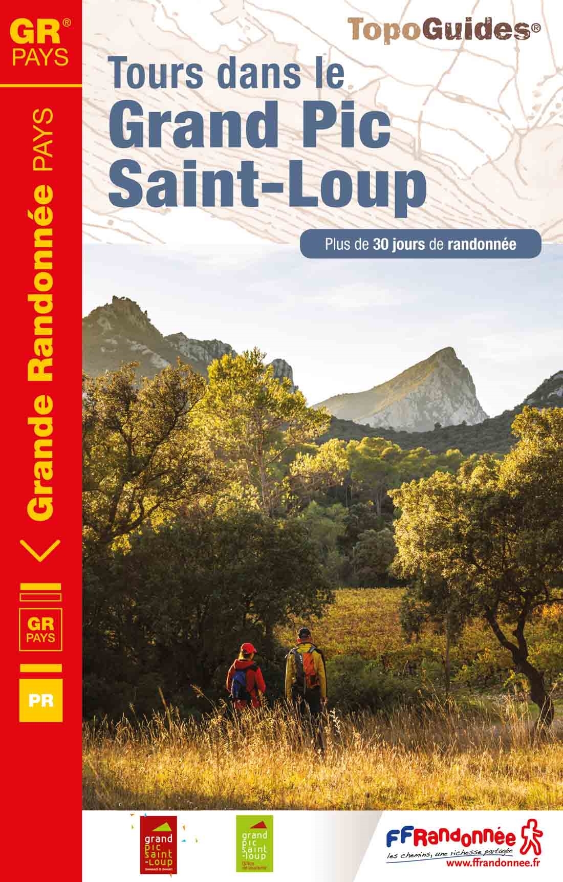 Online bestellen: Wandelgids 3401 Tours dans le Grand Pic Saint-Loup | FFRP
