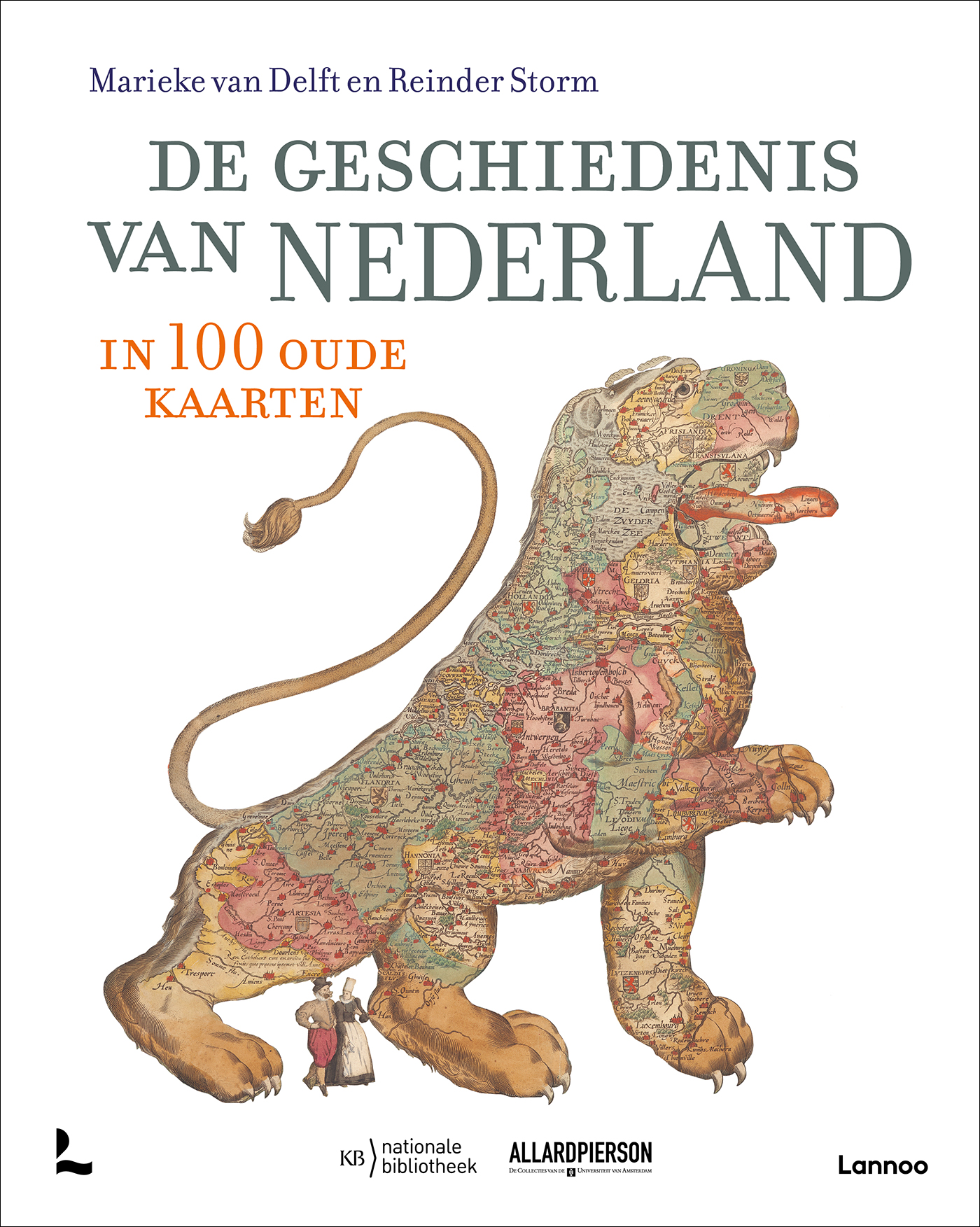 Online bestellen: Historische Atlas De geschiedenis van Nederland in 100 oude kaarten | Softback | Lannoo