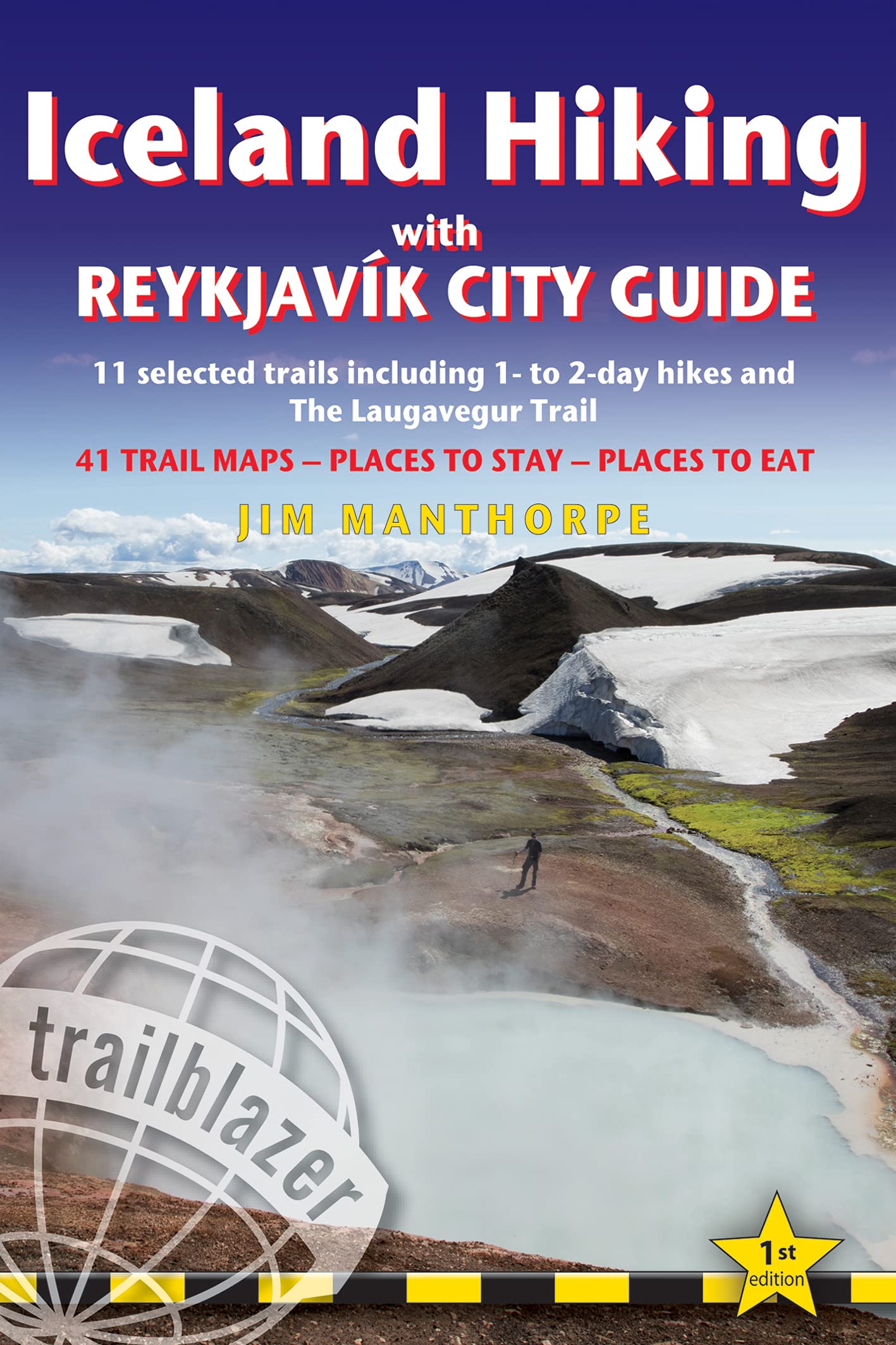 Online bestellen: Wandelgids Iceland Hiking with Reykjavik City Guide | Trailblazer Guides