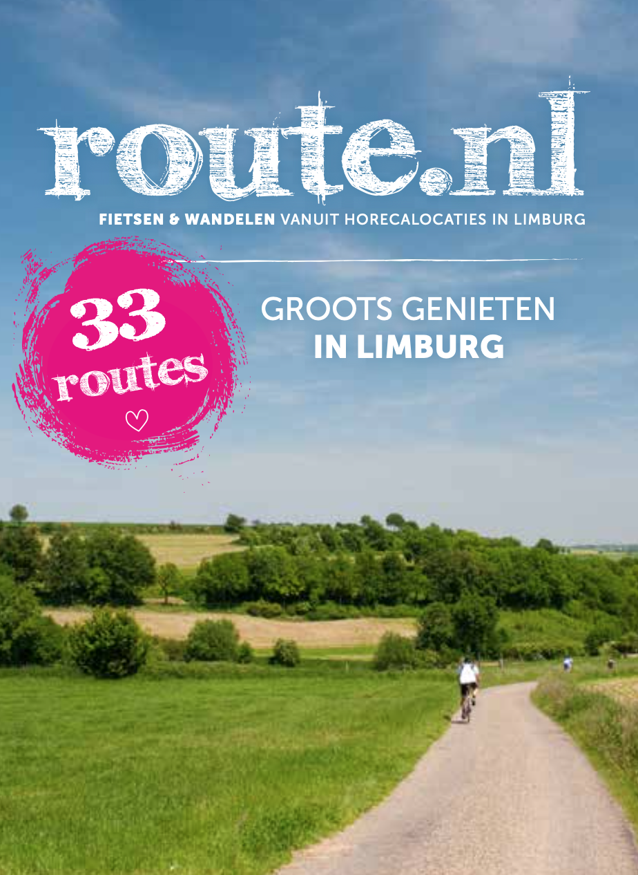 Online bestellen: Wandelgids - Fietsgids route.nl Groots Genieten in Limburg | Falk