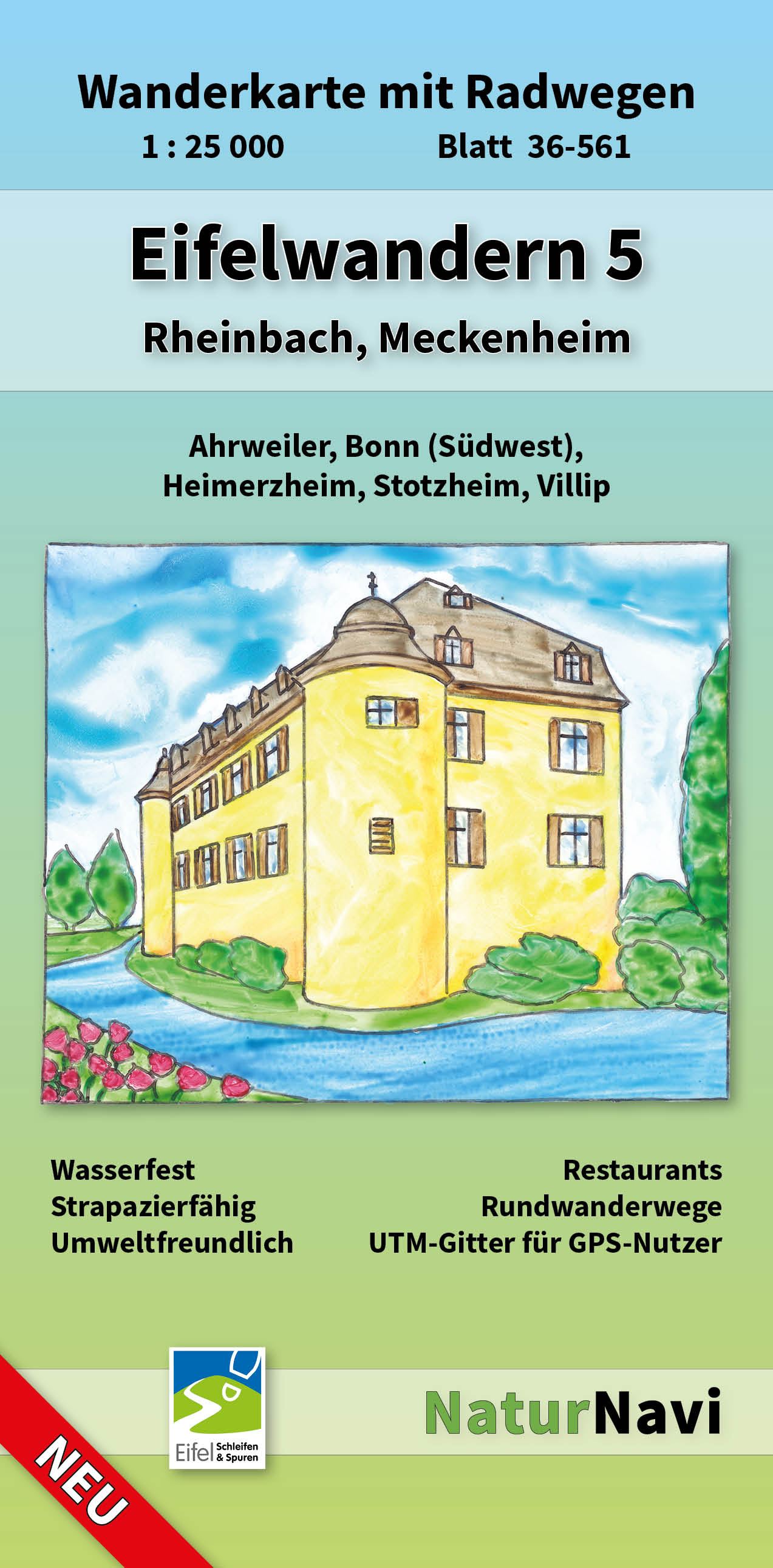 Online bestellen: Wandelkaart 36-561 Eifelwandern 5 - Rheinbach, Meckenheim | NaturNavi