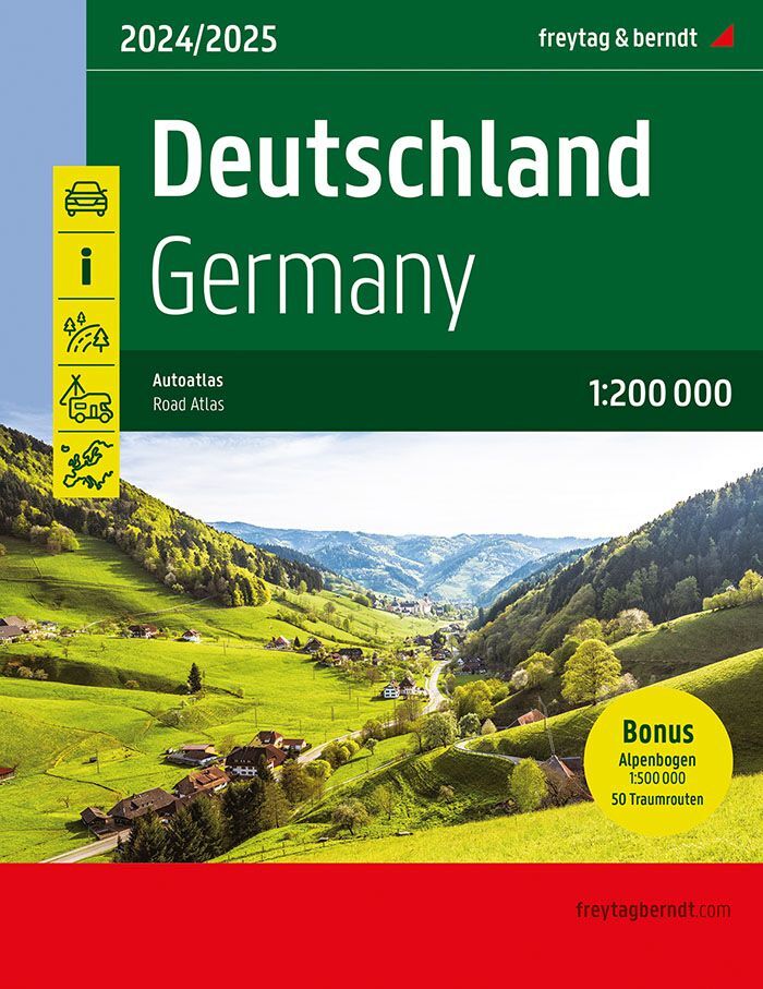 Online bestellen: Wegenatlas Deutschland - Germany - Duitsland 2024-2025 | Freytag & Berndt