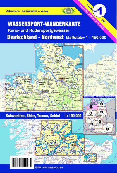 Online bestellen: Waterkaart 01 Deutschland Nordwest | Jubermann