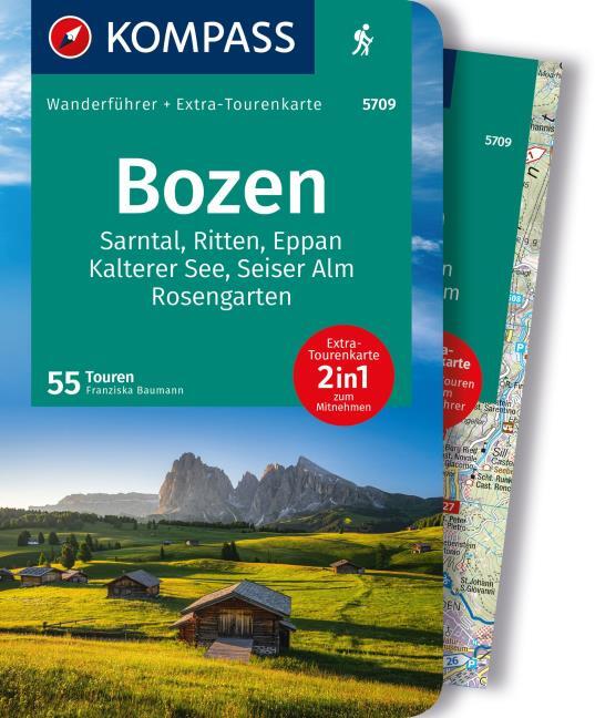 Online bestellen: Wandelgids 5709 Bozen | Kompass