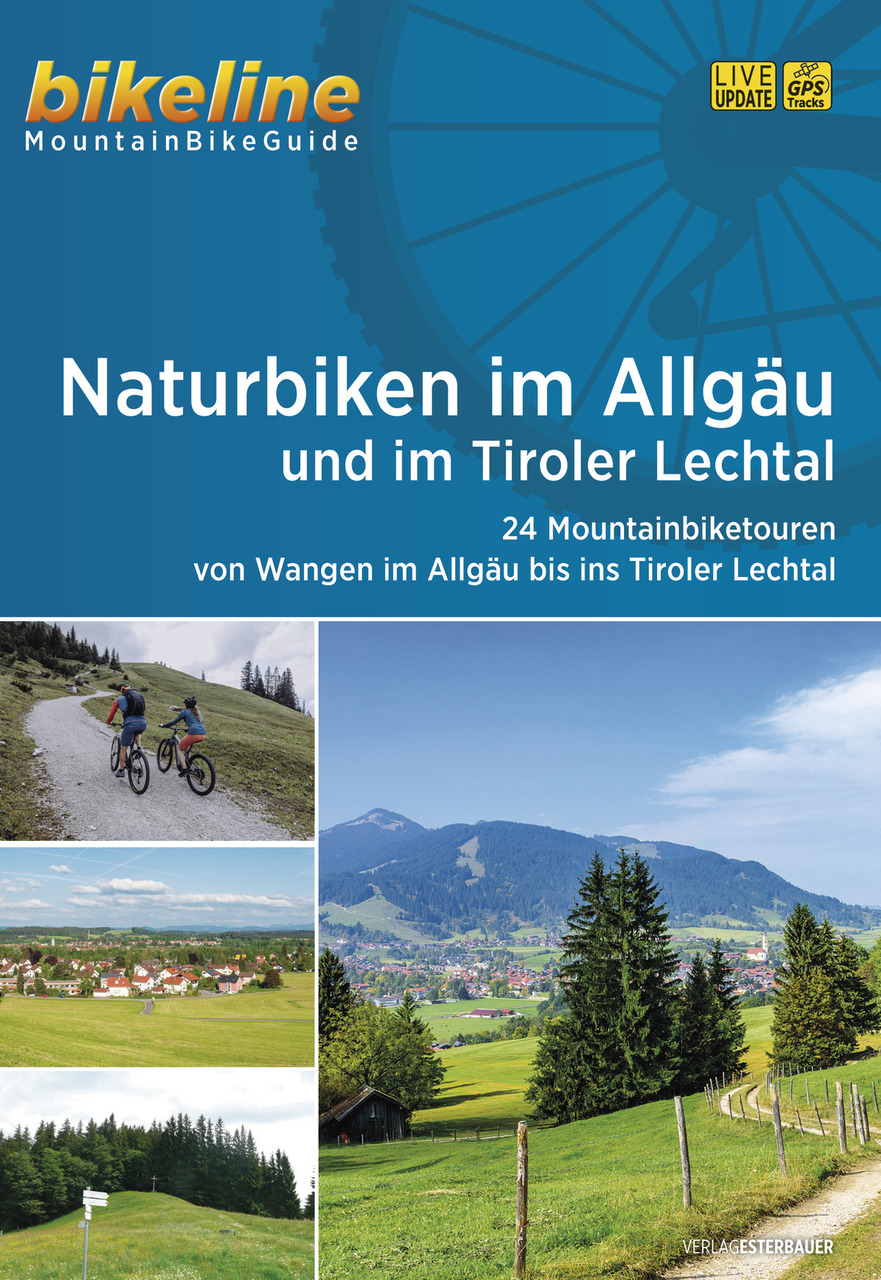 Online bestellen: Fietsgids Naturbiken im Allgäu und im Tiroler Lechtal - Mountainbike | Esterbauer
