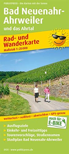Online bestellen: Wandelkaart 0131 Bad Neuenahr-Ahrweiler und das Ahrtal | Publicpress