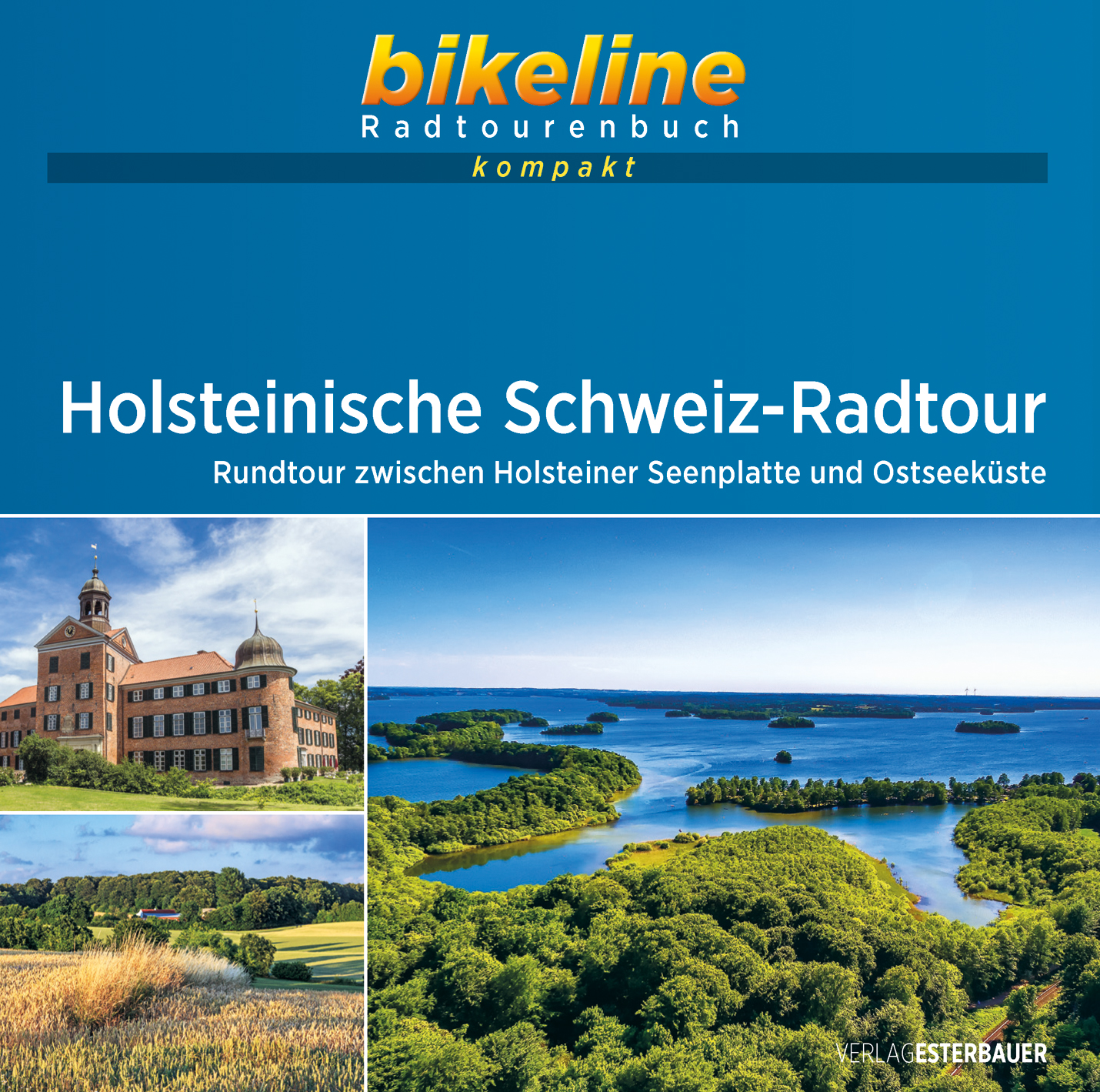 Online bestellen: Fietsgids Bikeline Radtourenbuch kompakt Holsteinische Schweiz-Radtour | Esterbauer