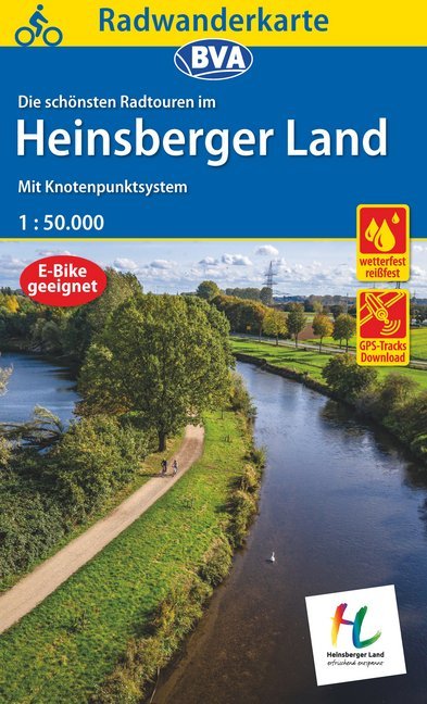 Online bestellen: Fietsknooppuntenkaart ADFC Radwanderkarte Heinsberger Land | BVA BikeMedia