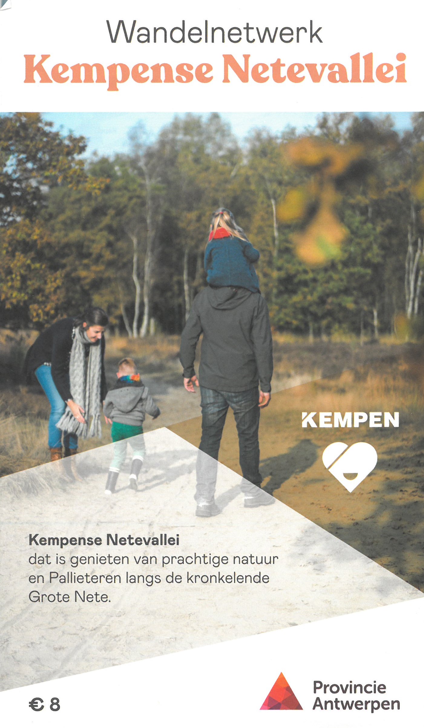 Online bestellen: Wandelknooppuntenkaart Wandelnetwerk BE Kempense Netevallei | Provincie Antwerpen Toerisme