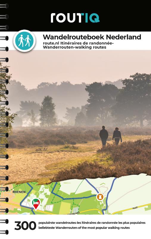 Online bestellen: Wandelatlas Wandelrouteboek Nederland | Falk