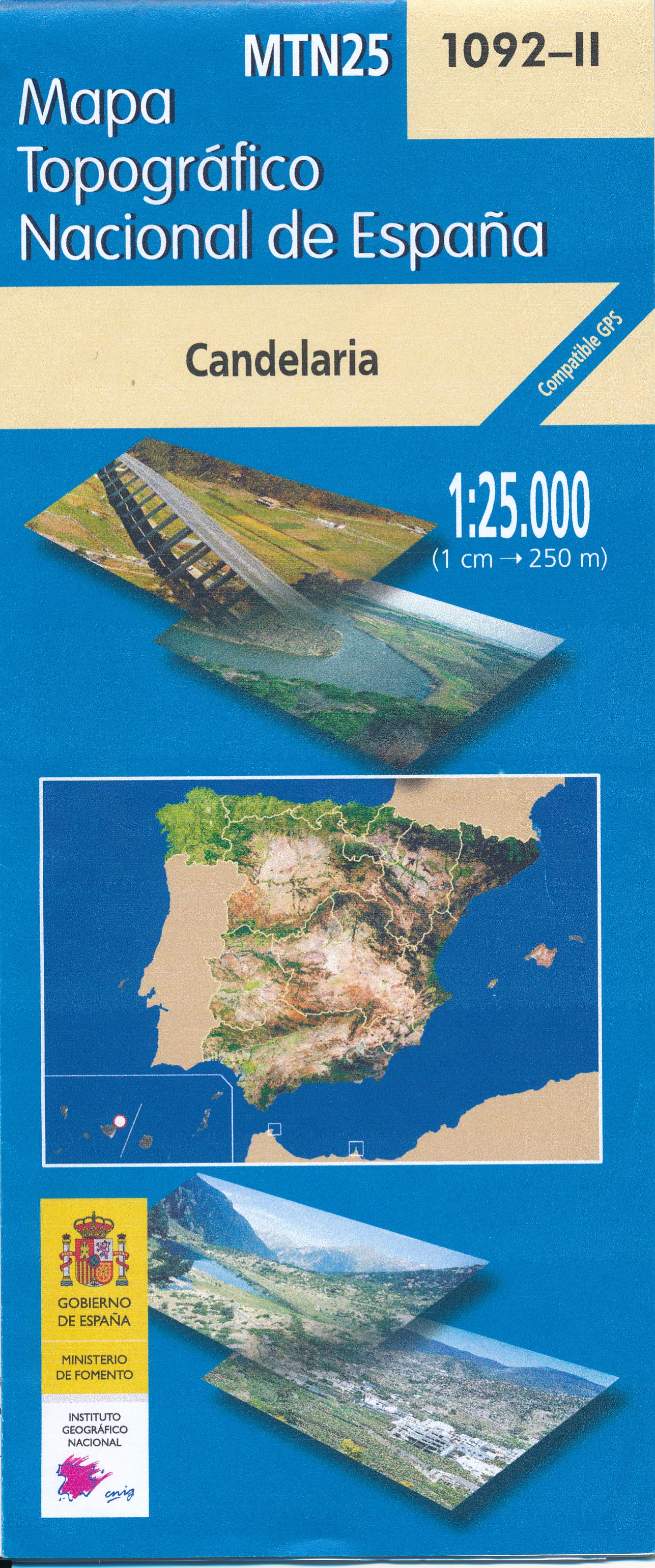 Online bestellen: Topografische kaart 1092-2 Candelaria | CNIG - Instituto Geográfico Nacional