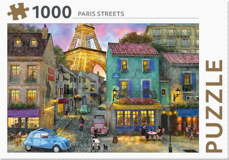Online bestellen: Legpuzzel Paris Streets - Parijs | Rebo Productions