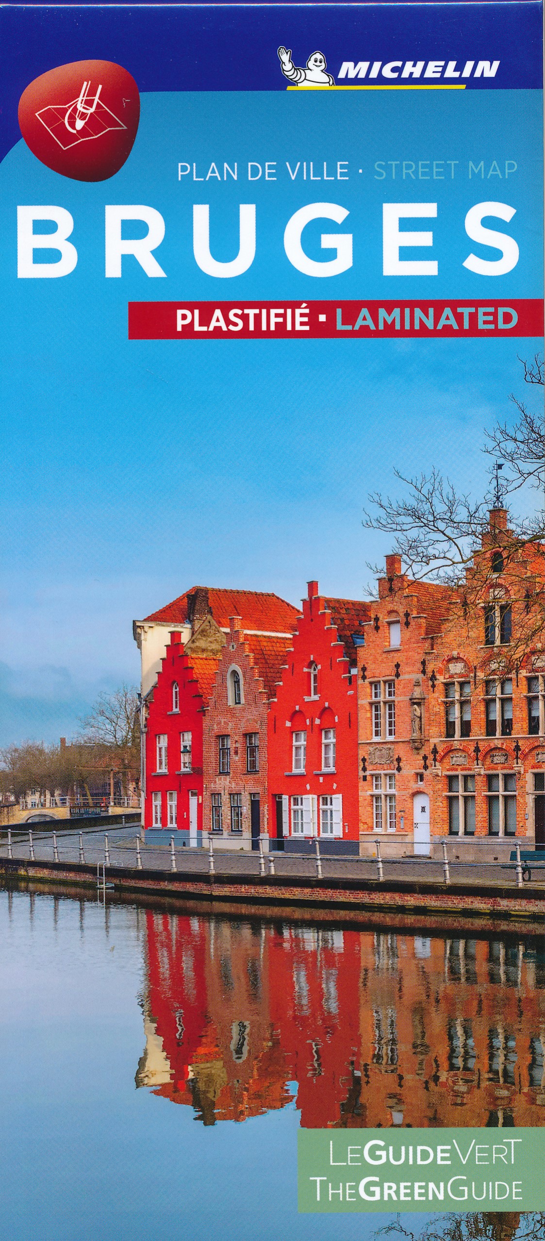 Online bestellen: Stadsplattegrond Plan de ville - Street Map Bruges - Brugge | Michelin