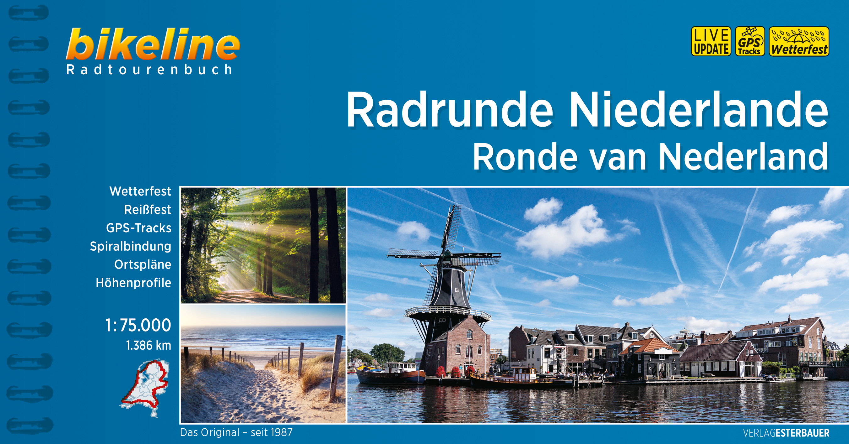 Fietsgids Bikeline Radrunde Niederl…