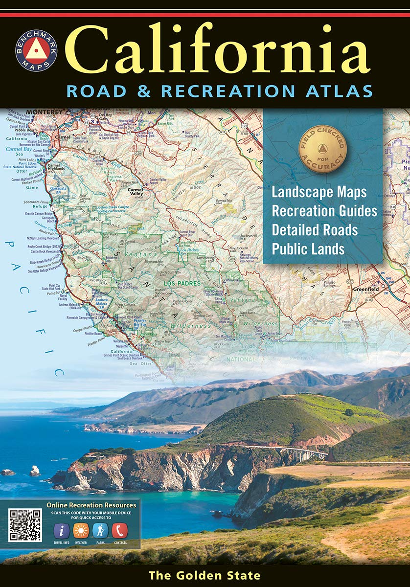 Online bestellen: Wegenatlas California Road and Recreation Atlas | National Geographic