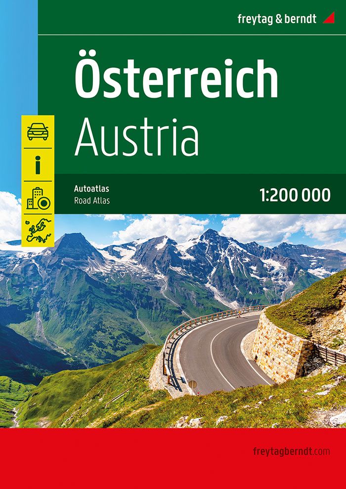 Online bestellen: Wegenatlas Oostenrijk - Österreich, Straßen-Atlas 1:200.000 | Freytag & Berndt