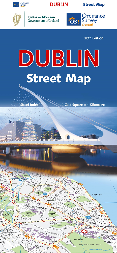 Online bestellen: Stadsplattegrond Dublin | Ordnance Survey Ireland