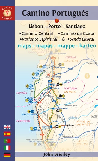 Online bestellen: Wandelgids Camino Portugués Maps | John Brierley
