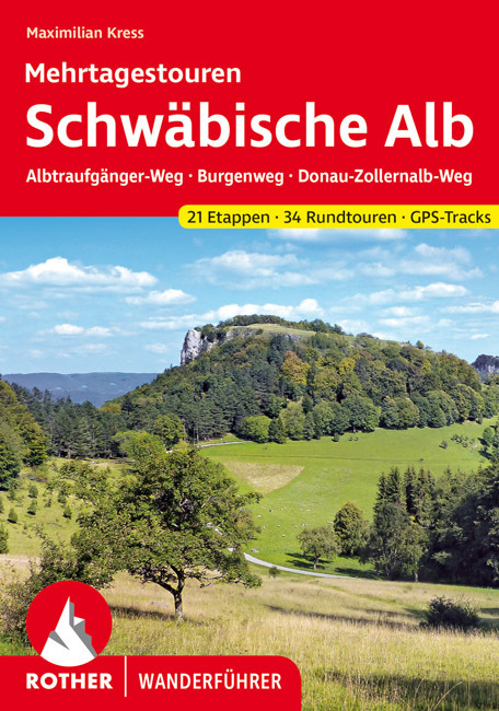 Online bestellen: Wandelgids Schwäbische Alb Mehrtagestouren | Rother Bergverlag