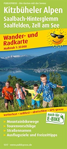 Online bestellen: Wandelkaart 1517 Kitzbüheler Alpen | Publicpress