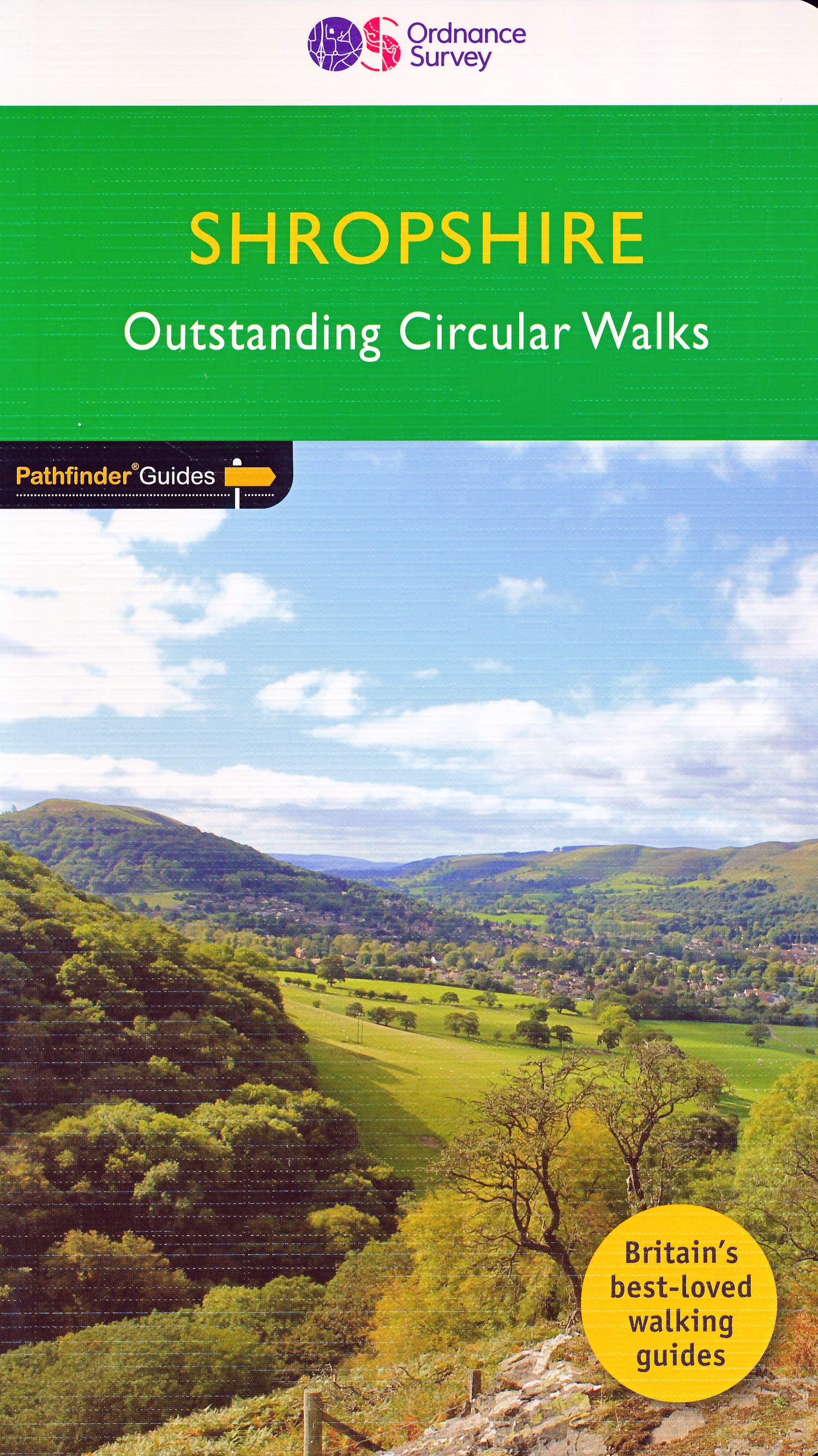 Online bestellen: Wandelgids 80 Pathfinder Guides Shropshire | Ordnance Survey