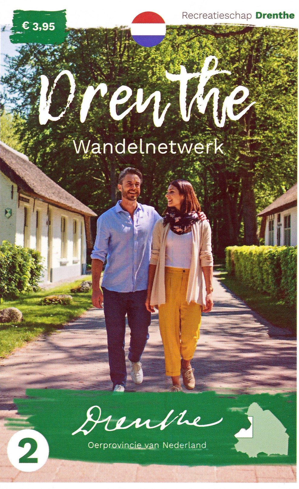 Online bestellen: Wandelknooppuntenkaart 2 Wandelnetwerk Drenthe Vledder - Noordwolde - Appelscha - Dwingeloo | Recreatieschap Drenthe