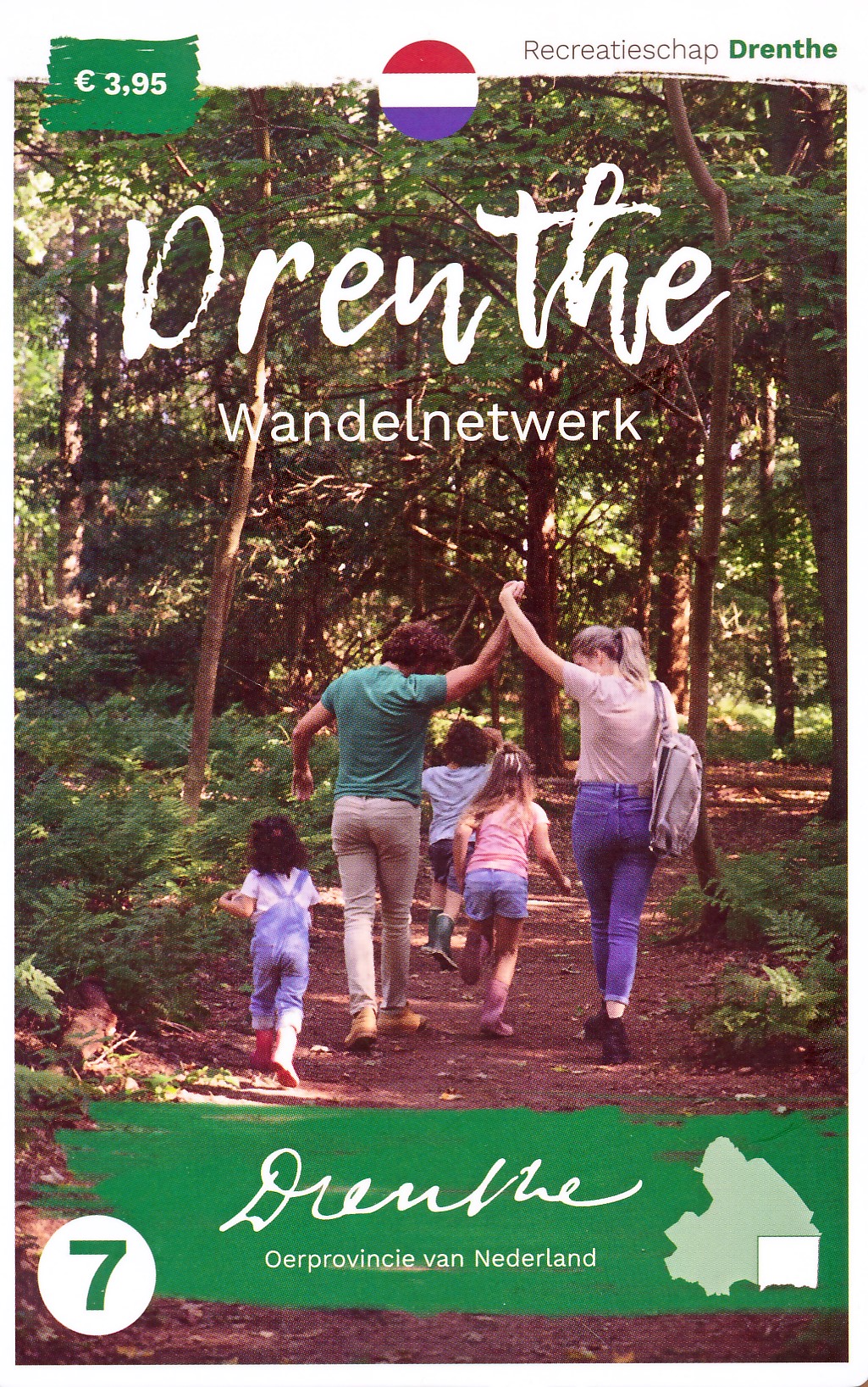 Online bestellen: Wandelknooppuntenkaart 7 Wandelnetwerk Drenthe Emmen - Coevorden | Recreatieschap Drenthe
