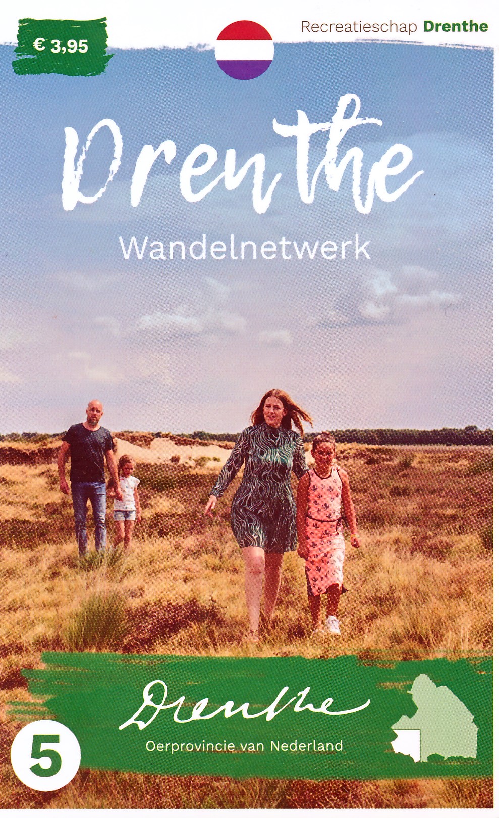Online bestellen: Wandelknooppuntenkaart 5 Wandelnetwerk Drenthe Staphorst - Meppel - Steenwijk - Havelte | Recreatieschap Drenthe